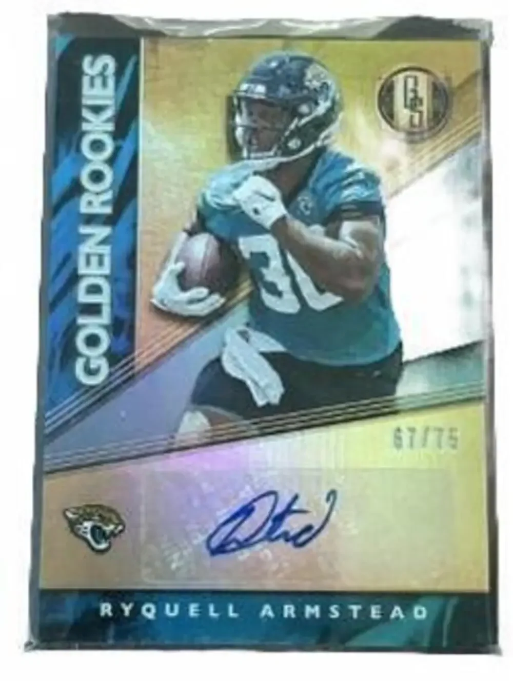 RYQUELL ARMSTEAD 2019 PANINI GOLD STANDARD GOLDEN ROOKIES AUTO #/75 NM RARE RC